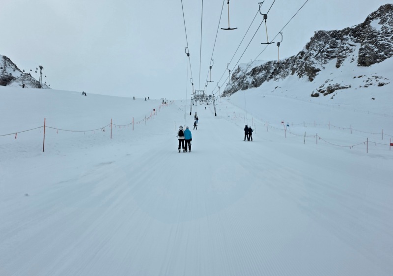 T-bar on the glacier