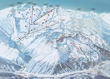 Kaunertal Glacier & Fendels  Ski Trail Map