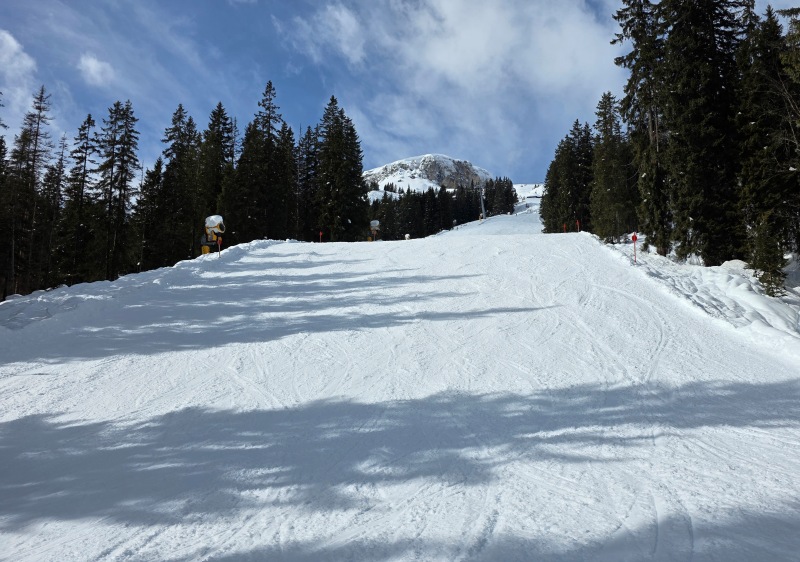 Ifen, lower mountain piste