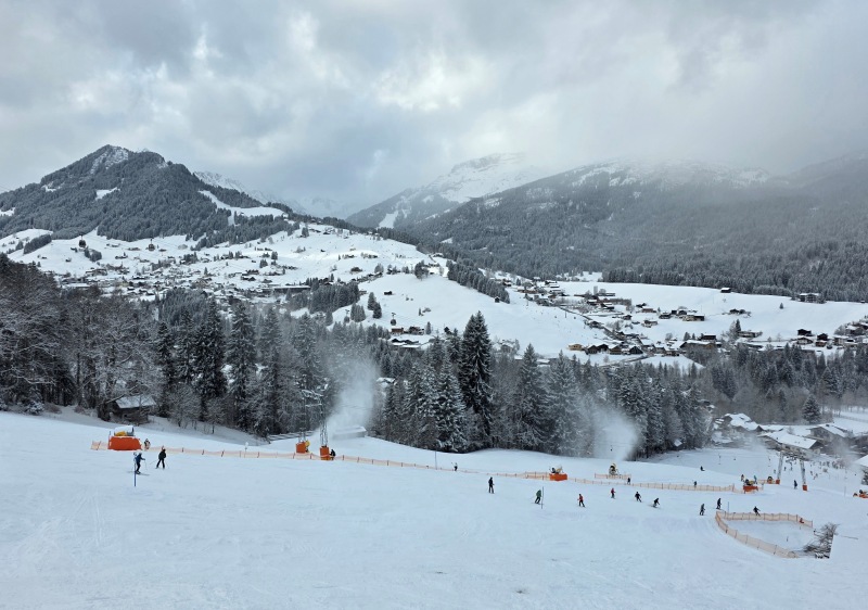 Lower Kanzelwand, Heuberg's Parsenn in distance