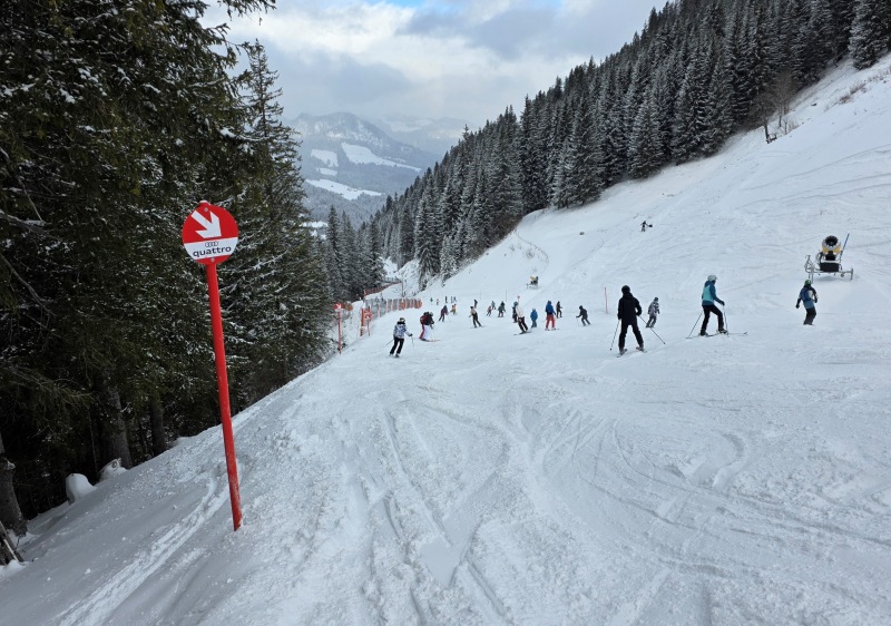 Kanzelwand's nightmarish main piste trail