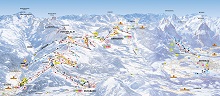  Dachstein West Gosau Ski Trail Map