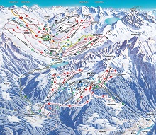  Hochoetz - Kuhtai Ski Trail Map 