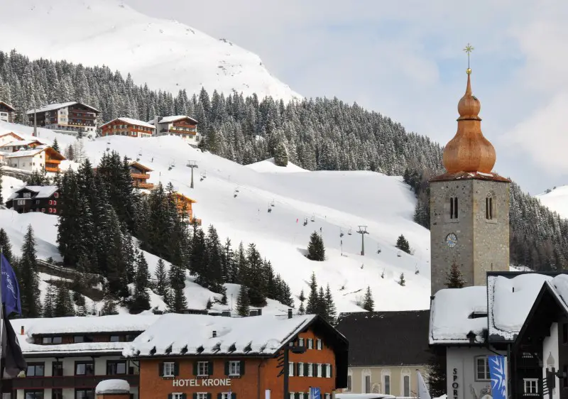 Lech am Arlberg is a quintessential Austrian ski village
