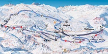 Weisse Ring (White Ring) (Weiße Ring) ski Trail Map
