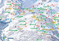  Rastkogel & Eggalm Ski Trail Map