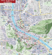 Salzburg City Map