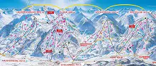 Schladming 4 Mountain Ski Trail Map