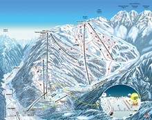 Schlick 2000 Ski Trail & Piste Map