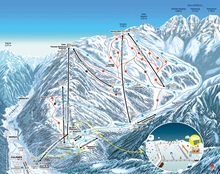 Schlick 2000 Ski Trail & Piste Map