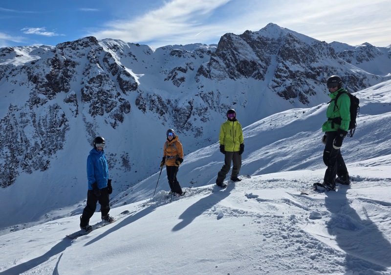 Happy crew at Silvretta Montafon