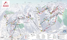  Silvretta Montafon Ski Trail Map