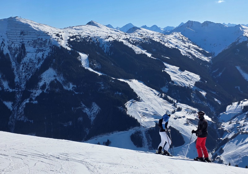 Overlooking Schattberg West peak