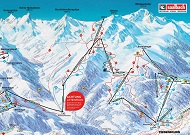 Fieberbrunn Ski Trail Map 
