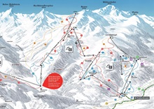 Fieberbrunn Ski Trail Map 