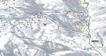 Leogang Ski Trail Map 