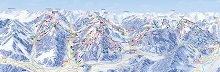 Snow Space Salzburg (Flachau, Wagrain, St Johann) Ski Trail Map