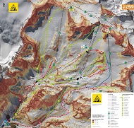 Stubai Glacier Freeride Ski Map
