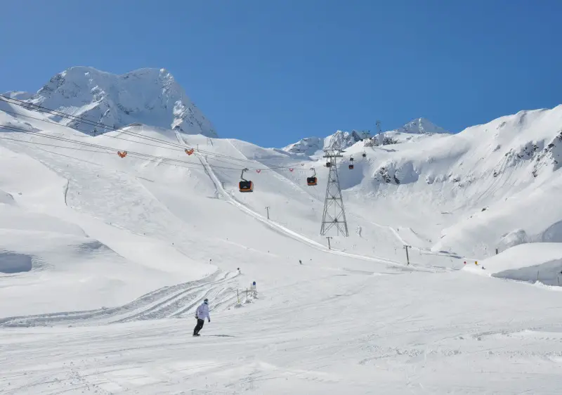 Stubai Gletscher is Austria