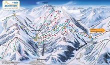  Zauchensee Ski Trail Map