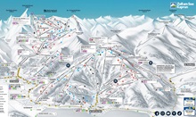 Kaprun-Zell am See Trail & Piste Map 