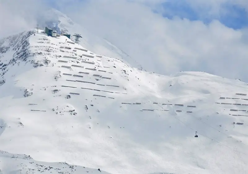 The Ruefikopf summit above Lech is a classic Ski Arlberg freeride zone
