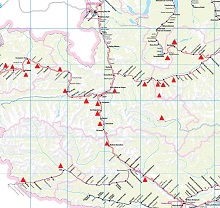 Central Austria Rail Map