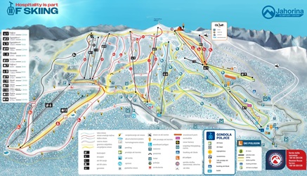 Jahorina Ski Trail Map