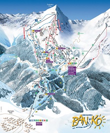  Bansko Ski Trail Map