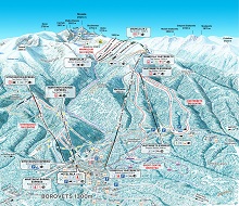 Borovets Ski Trail Map