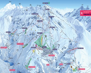 Alpe d’Huez Ski Trail Map