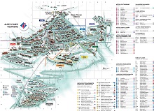 L’Alpe d’Huez Village Map