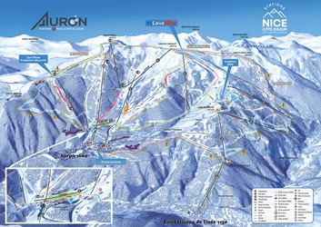 Auron Ski Trail Map
