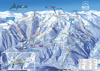 Auron Ski Trail Map