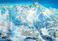 Aussois Ski Trail Map