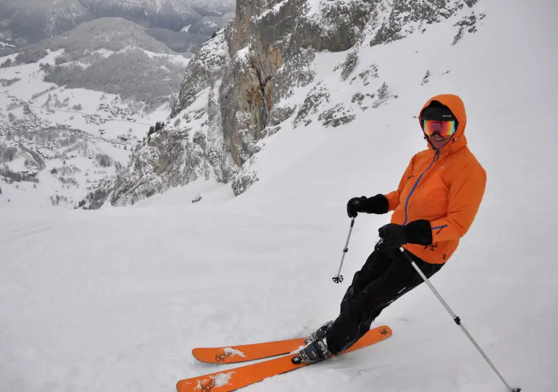 Everyone would be happy to be below the Col de Balme at La Clusaz on a powder day!