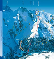 La Grave Ski Trail Map