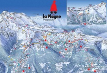 La Plagne Villages Map