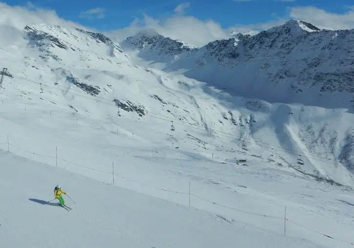 La Rosiere ski resort, France.