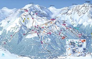  Les Arcs Ski Trail Map