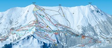  Les Contamines Ski Trail Map