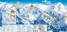Les 2 Alpes Ski Trail Map