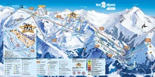  Les Deux Alpes Ski Trail Map