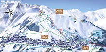  Les Deux Alpes Vallee Blanche Sector Trail Map