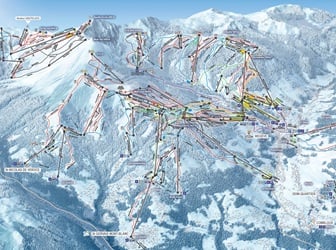 Megeve Ski Trail Map