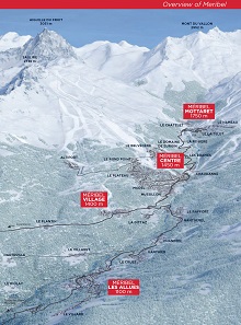  Meribel Valley Map