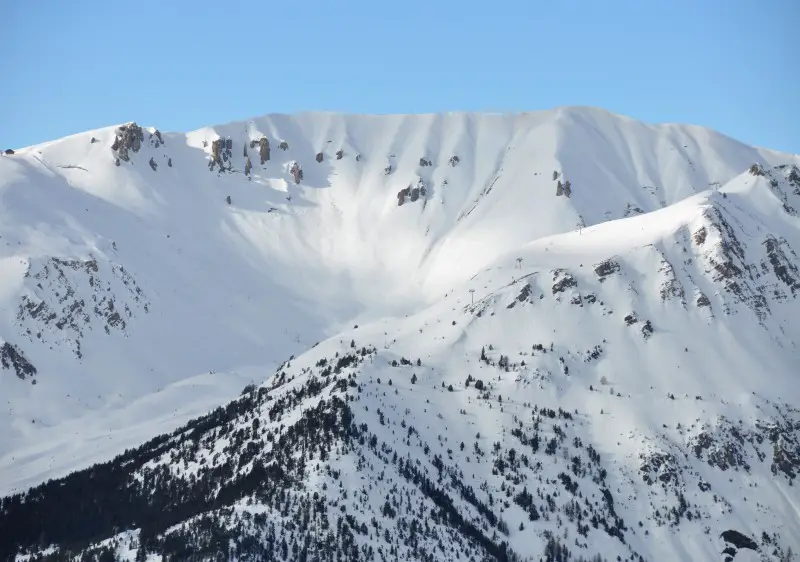 Montgenèvre ski resort terrain is a powder seekers nirvana in the Chalvet sector