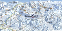  French Portes du Soleil Ski Trail Map 