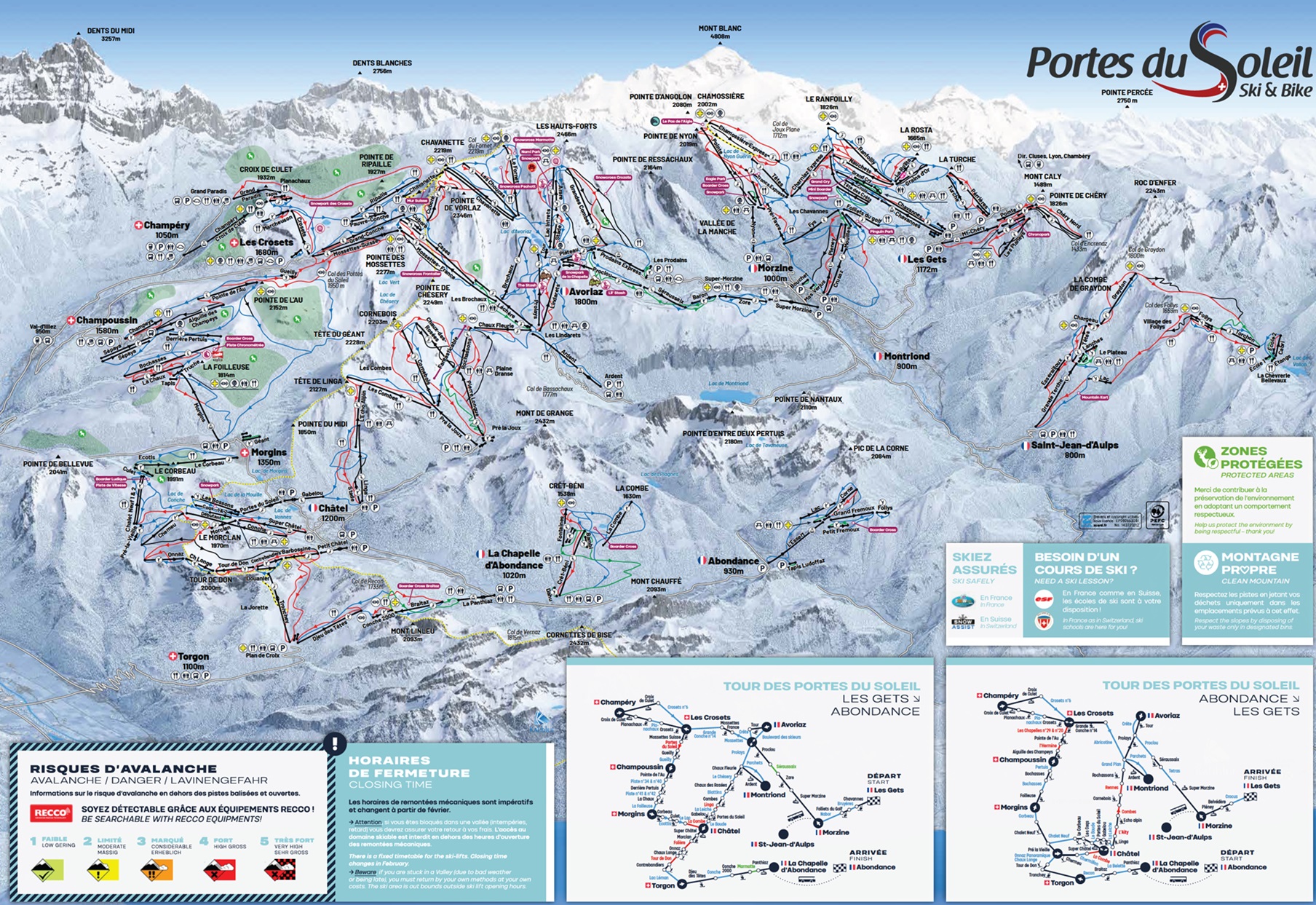 Portes Du Soleil Ski Resort Info Guide PduS France Switzerland