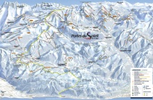 Portes du Soleil Ski Trail Map 